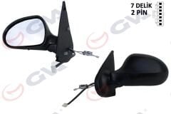 DIŞ DİKİZ AYNASI SOL ALBEA 06> MEKANİK KONVEKS