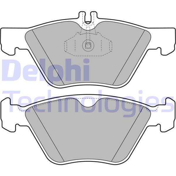 DELPHI LP1589 FREN BALATASI ON MERCEDES W210 W211 S211 C208 A208