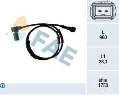 FAE 78350 ON ABS SENSORU VOLVO S40 I 644 1.6 99>04 V40 645 95>04