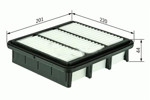 SARDES SA2321 HAVA FİLTRESİ MITSUBISHI COLT 92-95 LANCER 92-03 C2335 x