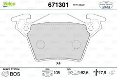 VALEO 671301 FREN BALATASI ARKA MERCEDES VITO W638