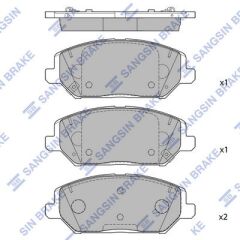 SANGSIN SP4242 ÖN FREN BALATA HYUNDAI İ30 1.4L T-GDİ 7 vites 17-> / 1.6L CRDİ 17-> / KIA CEED 1.4L 1.6L 18->