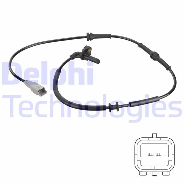 DELPHI SS20761 ABS HIZ SENSÖRÜ BERLİNGO-XSARA-PARTNER 06-1996-12-2015