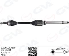 GVA 4435032 AKS KOMPLE SAĞ ÖN FORD CUSTOM 12> 2.2 TDCİ KISA ŞASE