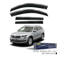 NIKEN 047SK160201 KROMLU CAM RÜZGARLIĞI SKODA KODIAQ 2017- 4LÜ