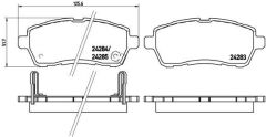 VALEO 671493 ÖN BALATA FIESTA VI 1.4-1.4TDCİ 1.6 TDCI 08 >SWIFT 10 > JUSTY 07 > MAZDA II 07 > SIRION 08 >
