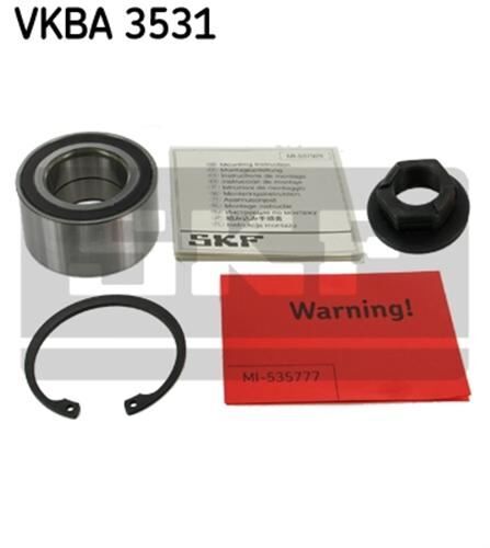 SKF VKBC20009 ÖN TEKER RULMANI FIESTA V 01> FOCUS 98>04 FUSION 02>12 COURIER 14>KA III 16> ECOSPORT 13> MAZDA 2 07>15 KIT ABS LI 38.993x72x37 BAH-0106DX