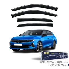 NIKEN 047OP330201 KROMLU CAM RÜZGARLIĞI OPEL ASTRA L 2022- 4LÜ