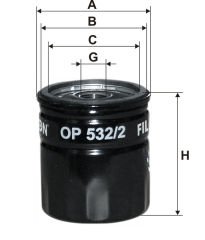 FILTRON FILT OP 532/2 MONDEO/VOLVO/MAZDA YAG FILTRESI 30711781/LF10-14-302