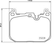 VALEO 670572 FREN BALATASI ON BMW F40 F44 F48 F39 . MINI F54 F56 F57 F60