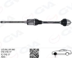 GVA 4499196 KOMPLE AKS ÖN SAĞ BMW X3 F25 X4 F26 880MM