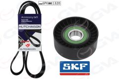 GVA 59A2931 ALTERNATÖR GERGİ KİTİ KÜTÜKSÜZ FIORINO-LINEA-PUNTO-PUNTO EVO 1.3 DMTJ- KLİMALI K026PK1320
