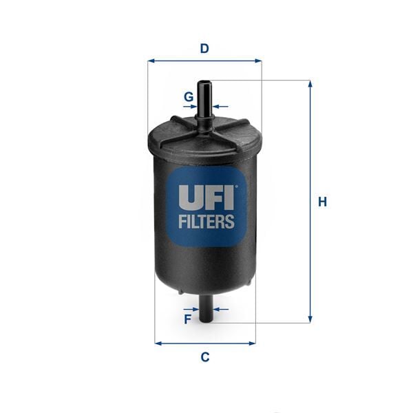 UFI 3194800 YAKIT BENZİN FİLTRESİ P106-P206-P207-P208-P301-P306-P307-P308-P406-P407-P508-P2008-P3008-P5008-C2- C3-C4-C5-C-ELYSEE-PARTNER-BERLINGO-EXPERT 1.0-1.1-1.4-1.6 THP-VTI CLIO-KANGOO-LAGUNA-MEGANE-TRAFIC-G
