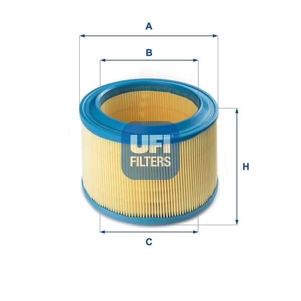 UFI 2723900 HAVA FİLTRESİ BERLINGO 96- - P.306 98-01 - PARTNER 96- - XSARA 97-00 1.8D - 1.9D