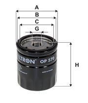 FILTRON FILT OP 570 ASTRA F ASTRA G CORSA B CORSA C VECTRA B VECTRA C YAG FILTRESI