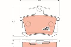 TRW GDB1163 ARKA BALATA AUDI A4 95-00 A6 94-07 A8 95-00 80-100-100 AVANT