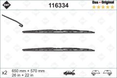 VALEO 116334 SILECEK SUPURGESI TAKIMI 650mm / 570mm BMW E39 SWF