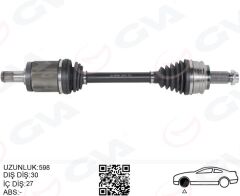 GVA 4499181 KOMPLE AKS ÖN SOL BMW X3 E83 04>11 598MM