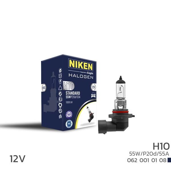 NIKEN 0620010108 NIKEN H10 55W HALOJEN AMPUL P20d/55A 12V