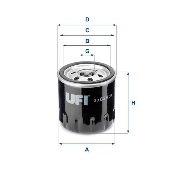 UFI 2362800 YAG FILTRESI MERCEDES OM607 W176 W246 C117 X156 W415 . RENAULT CLIO IV 12> MEGANE IV 15> DUSTER 12> SYMBOL III 14> NISSAN QASHQAI II 13> JUKE 12> NOTE E12 13>16 1.5dCi K9K