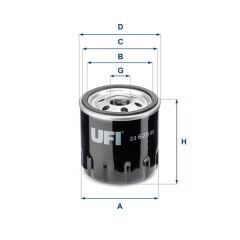 UFI 2362800 YAG FILTRESI MERCEDES OM607 W176 W246 C117 X156 W415 . RENAULT CLIO IV 12> MEGANE IV 15> DUSTER 12> SYMBOL III 14> NISSAN QASHQAI II 13> JUKE 12> NOTE E12 13>16 1.5dCi K9K