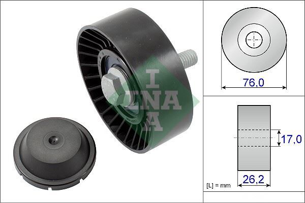 INA 532063210 ALTERNATÖR GERGİ RULMANI POLO-CORDOBA-FABIA-GOLF7 1.2 TSI CBZA-CBZB-CBZC
