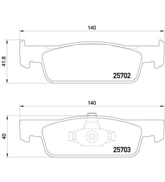 KALE 22525 169 15 ANS KD13 ÖN FREN BALATASI RENAULT CLIO IV 12> SYMBOL III 13> DACIA SANDERO II 13> LOGAN MCV II 14> LOGAN II 13> 0.9TCe 1.0SCe 1.2 1.2TCe 1.5dCi 1.6