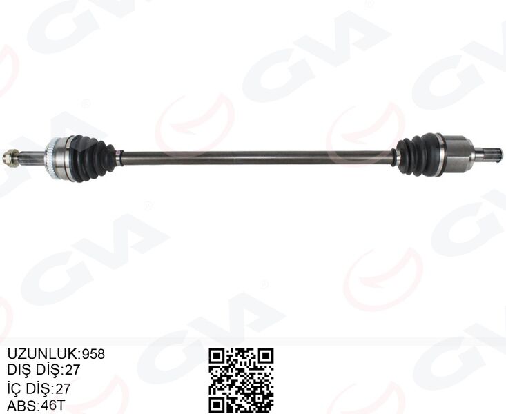 GVA 4491028 KOMPLE AKS ÖN SAG HYUNDAI I30 GD 1.6 CRDI ABSLI 11-17
