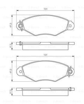 KALE 21980 180 35 ANS KD13 ÖN FREN BALATASI RENAULT KANGOO 97> CLIO SYMBOL I 98> CITRO N XSARA 97>02 PEUGEOT 306 96>01