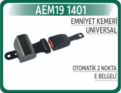 AEM19 1401 EMNİYET KEMERİ OTOMATİK 2 NOKTA - E BELGELİ