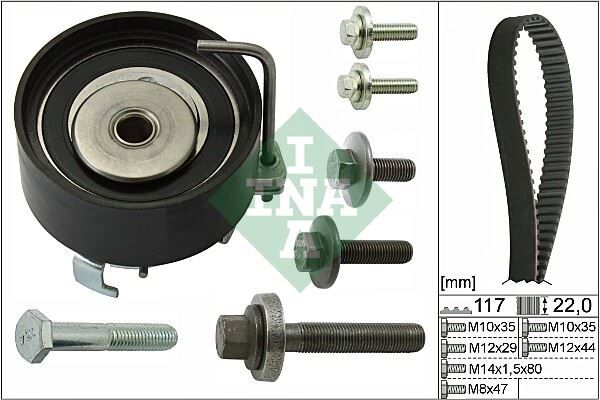 INA 530049510 TRIGER SETI FOCUS II I 03>11 C MAX 04>11 FIESTA V 01>13 FUSION 01>12 1.4 16V 1.6 16V ZETEC S MONDEO IV 07>14 B MAX 12 /> FOCUS III 11 /> ECOSPORT 14> VOLVO C30 1.6 06>12 S40 II1.6 05>12 V50 117x220