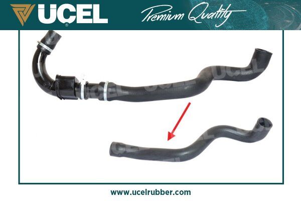 UCEL S15666 TURBO HORTUMU BÜYÜK PLASTİK PARÇA DACIA LOGAN 06> RENAULT MEGANE II 02> 1.5dCi