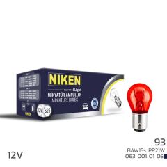 NIKEN 0630010105 NIKEN 93 AMPUL ŞAŞI TERS YK TIR.BAW15s PR21W KR 10LU