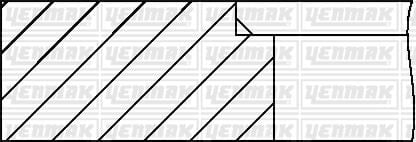 YENMAK 91-09969-000 MOTOR SEGMAN 182B6000 16V 103PS PALİO 1.6 16V 86.4