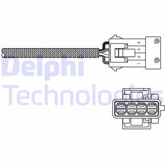 DELPHI ES10795-12B1 OKSİJEN SENSÖRÜ ÜST-ÖN PARTNER-BERLINGO-P206-P208-P301-P306-P307-P308-P406-O407-P607-C-ELYSEE- C3- C4-C5-XSARA 1.4 TU3 1.6 TU5 2.0 EW10 2.2 EURO5