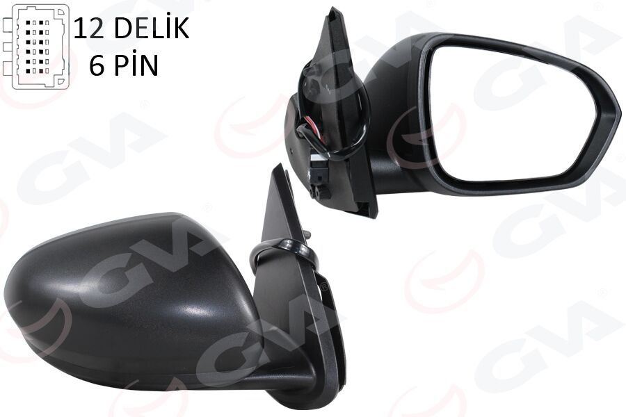 GVA 1019186 DIŞ DİKİZ AYNASI SAĞ ELEKTRİKLİ ISITMALI SENSÖRLÜ DACIA DUSTER 17-10 12H7P VM-6805EHSR