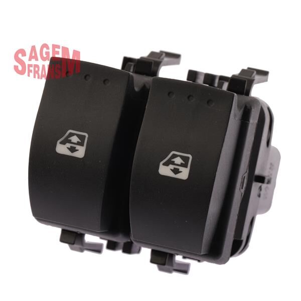 SAGEM 500120 CAM AÇMA DÜĞMESİ CLIO II BBO 0220 ÖN SOL SİYAH ÇİFTLİ