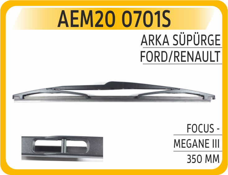 AEM20 0701S ARKA SÜPÜRGE 350 MM FOCUS - MEGANE III