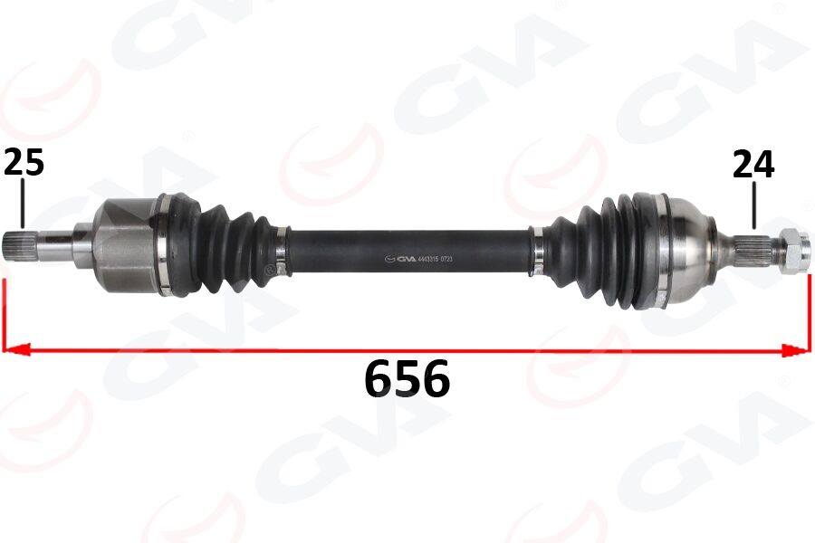GVA 4443315 KOMPLE AKS ÖN SOL PSA 301 1.6 HDI 100 PS EURO 6 18-