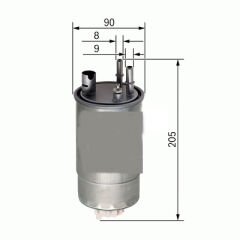 SARDES SF364 YAKIT FİLTRESİ OPEL MERIVA 1.3 CDTI 05-10 x