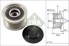 INA 535011210 ALTERNATÖR KASNAĞI FIAT BRAVO II 06> DOBLO III 10> LİNEA 09> PUNTO 05> STILO 04>07 DUCATO 11> 1.6D MJET 1.9D MJET 2.0D MJET 6 KANAL