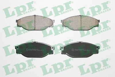 LPR 05P927 ÖN FREN BALATA TOYOTA HILUX 2.4L 2L-T LN85 LN145 4x2 90-04 / HIACE 2.4L 2L LH112 LH114 89->