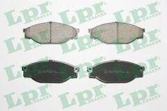LPR 05P927 ÖN FREN BALATA TOYOTA HILUX 2.4L 2L-T LN85 LN145 4x2 90-04 / HIACE 2.4L 2L LH112 LH114 89->