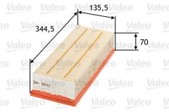 VALEO 585001 HAVA FİLTRESİ CADDY-GOLF-JETTA-PASSAT--TOURAN-LEON-TOLEDO-OCTAVIA-A3-TT-1.9-2.0-1.4 TDI