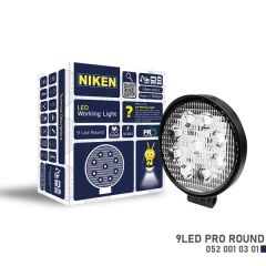 NIKEN 0520010301 CALISMA LAMBASI 9 LEDLİ YUVARLAK