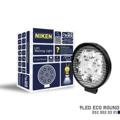 NIKEN 0520020301 CALISMA LAMBASI ECO 9 LEDLİ YUVARLAK