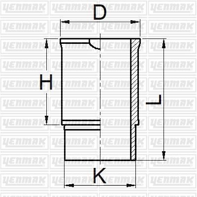 YENMAK 51-05902-000 MOTOR GÖMLEĞİ STD R12 1300 CC.