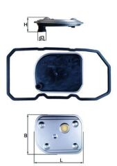 MAHLE HX158D OTOMATIK SANZIMAN YAGI FILTRE SETI MERCEDES W169 W245