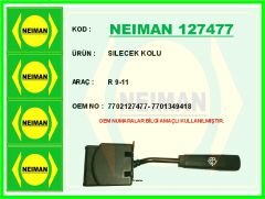 NEIMAN 127477 CAM SİLGİ SİLECEK FİSKİYE KUMANDA KOLU RENAULT R9 -R11 BROADWAY-FLASH-RAİNBOW 1.4-1.6-1.7 1985>2000