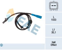 FAE 78313 ABS DEVİR SENSÖRÜ ÖN CROSSLAND-P207-P208-P301-P2008-BIPPER-C-ELYSEE-C3 AIRCROSS-C3 II-III C4 CACTUS- NEMO-DS3